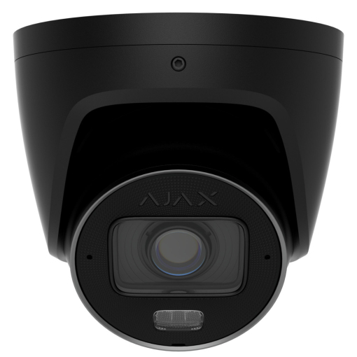 TurretCam HLVF (5 Mp)-B - Caméra IP 2,8–12 mm, éclairage hybride, True WDR, microphone, PoE